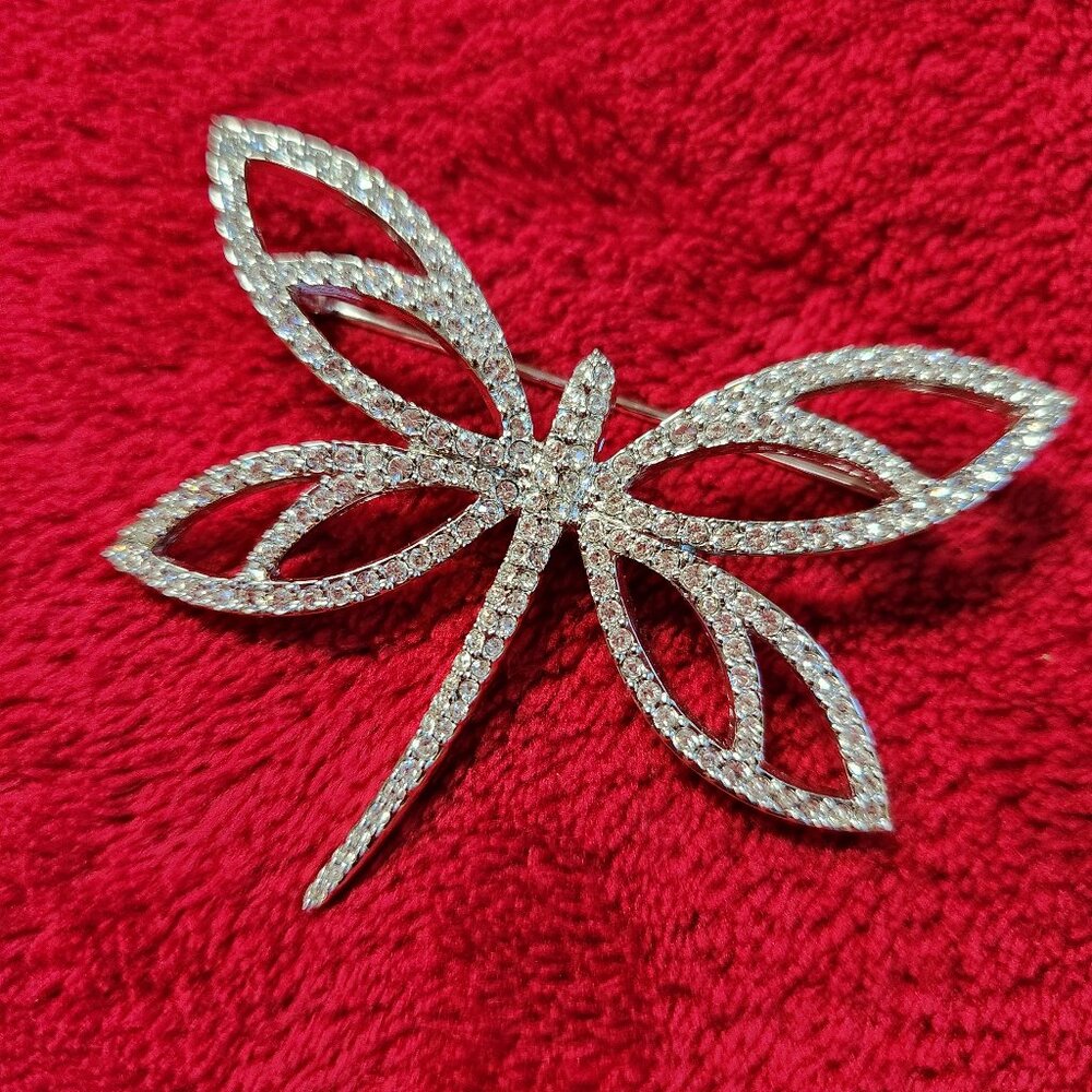 Swarovski Crystal DRAGONFLY Brooch Pin